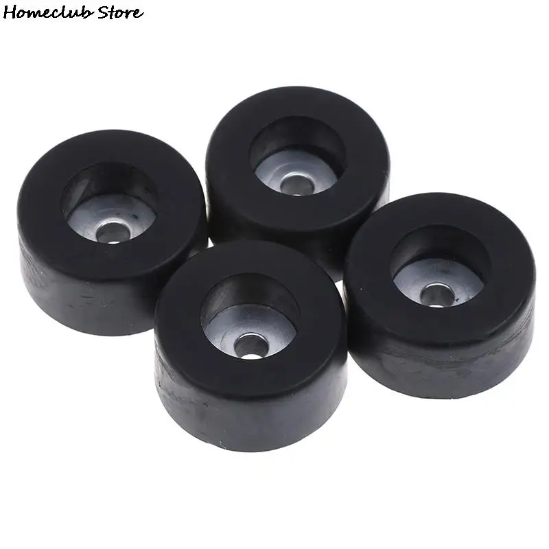 

Cabinets Rubber Feet Damper Pad Base 4pcs Durable Black 38mm x 19mm Large Case Speaker