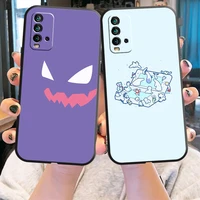 pok%c3%a9mon bandai anime phone case for xiaomi redmi note 10 pro max 10t 10s 5g 10 protective shockproof shell soft funda