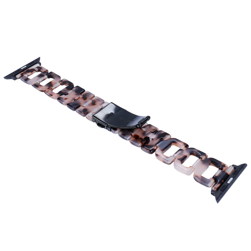 Resin Strap For Apple Watch 8 7 45mm 41mm 6/SE/5/4 44mm 40mm band wristband for iwatch Ultra 49mm 38 42mm woman bracelet correa
