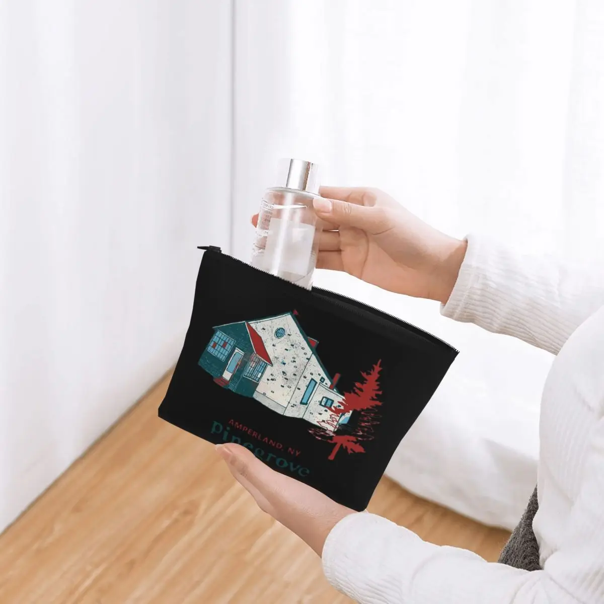Фото Pinegrove Merch Amperland косметичка для женщин косметички дорожная сумка для хранения туалетных принадлежностей органайзер Dopp Kit Box №3