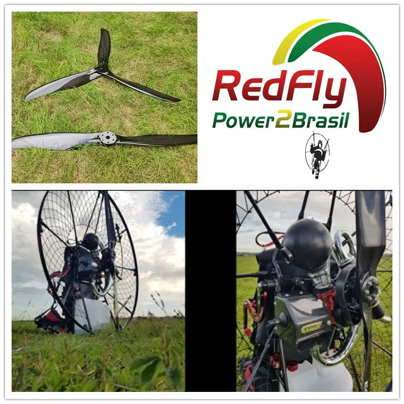 Карбоновый пропеллер Redfly-Paraglider активный параплан Blot Sport 210 125 см 130 2 лопасти 3