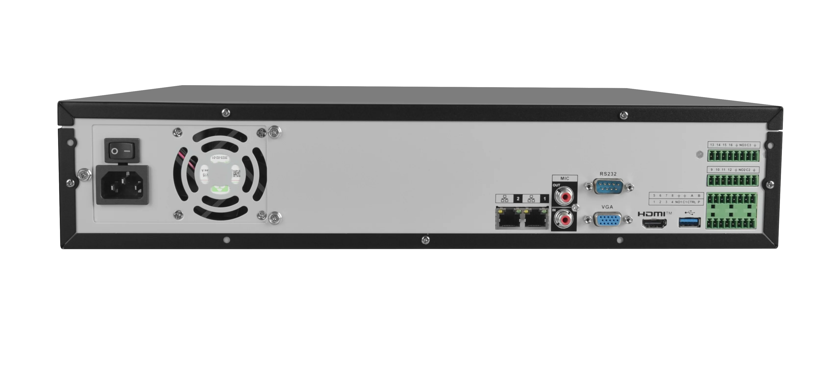 Фото Dahua 16MP 32CH 2U 8HDD NVR4832-EI Сетевой видеорегистратор WizSense AI по NVR SMD Plus Распознавание лиц Аудио сигнализация ввода-вывода №2