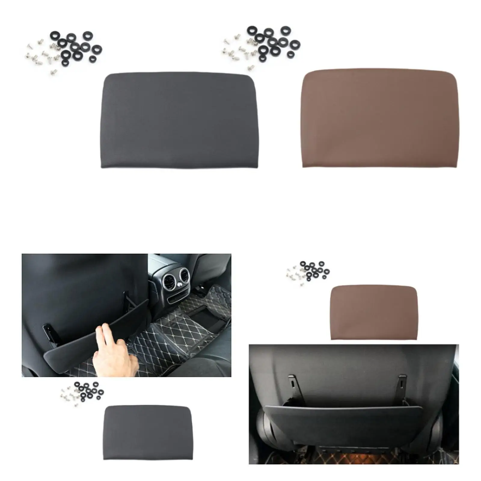 Передняя панель кармана на спинку сиденья заменяет запасную часть легко