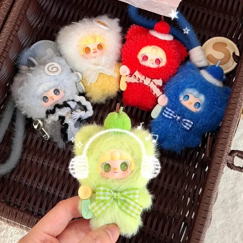 Фото Оригинальная плюшевая игрушка-подвеска Yooki Hello I'M Eating Series Mini Blind Box, аксессуар для сумки, подарок на день рождения, таинственная коробка-сюрприз, игрушки-подвески в сумке, подарок №2