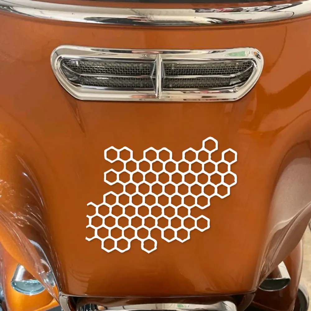 

Наклейки из ПВХ, декоративная Обложка, задний хвост, искусственная кожа, практичная сотовая наклейка для автомобиля, декоративные для всех моделей автомобилей, автомобильные аксессуары