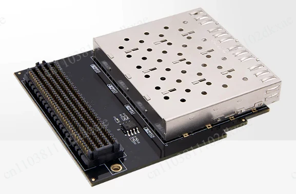 Фото Плата разработки FPGA с 4-мя каналами модуля интерфейса SFP, подсистемная плата HPC FMC FH1223 №2