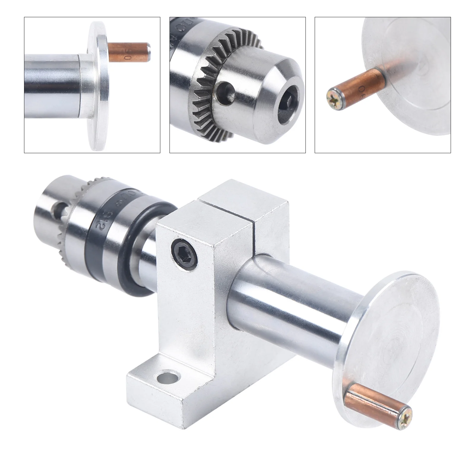 

Revolving Centre Live Revolving Center with Chuck Key for Mini Lathe Machine