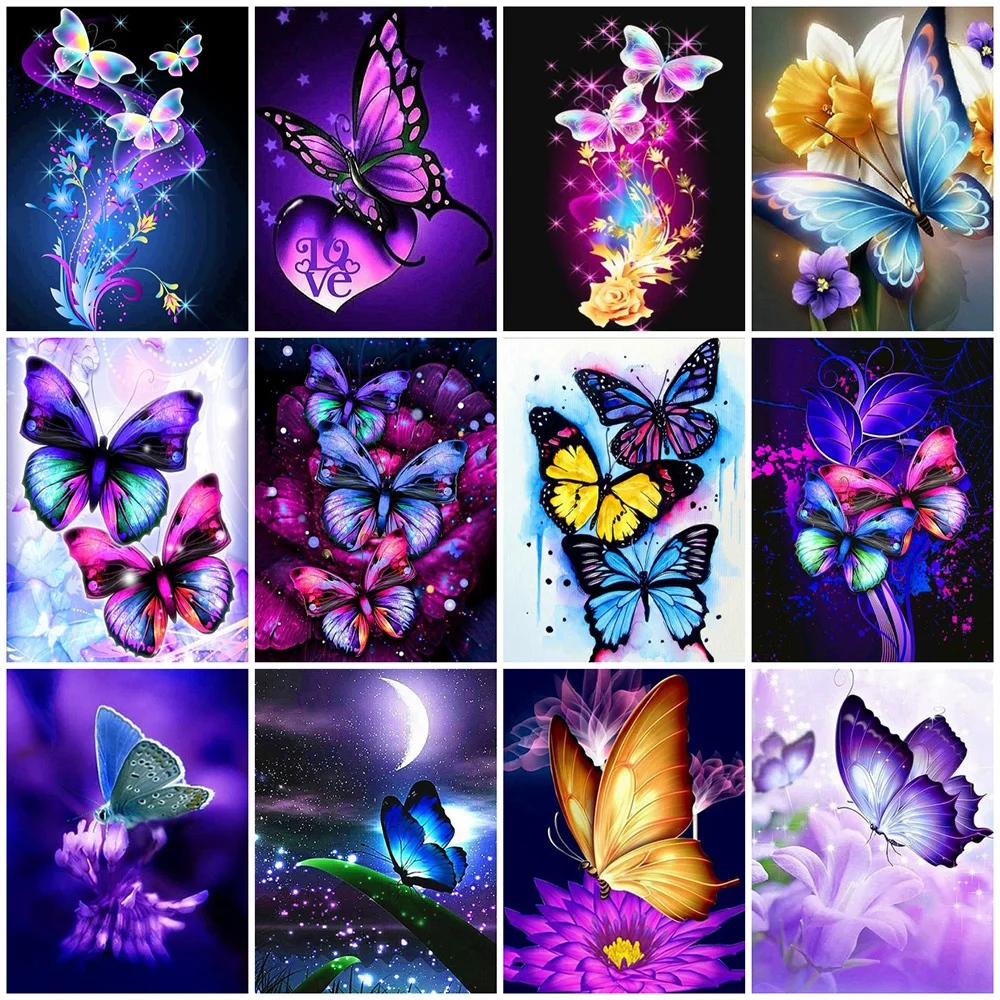 

Набор для алмазной вышивки «бабочка»