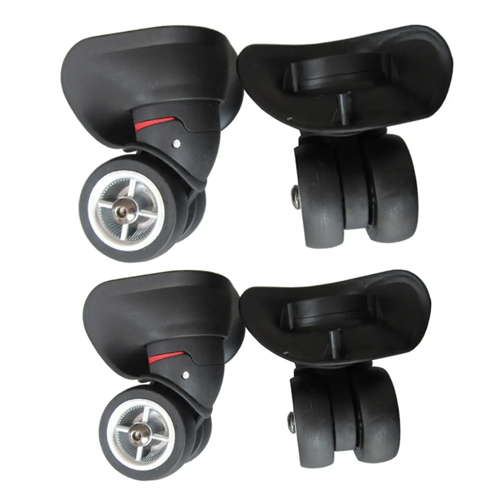

A08 Luggage Wheel Replacement Universal Swivel Casters Durable Travel Suitcase Wheels Luggage Mute Wheel Suitcase