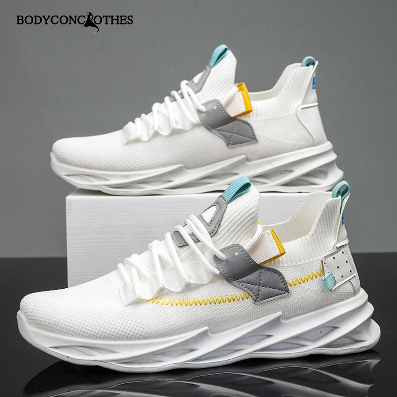 

2021 New Men Sneakers Breathable Outdoor Sport Fashion Comfortable Casual Couples Gym Mens black Shoes tenis zapatos de hombre