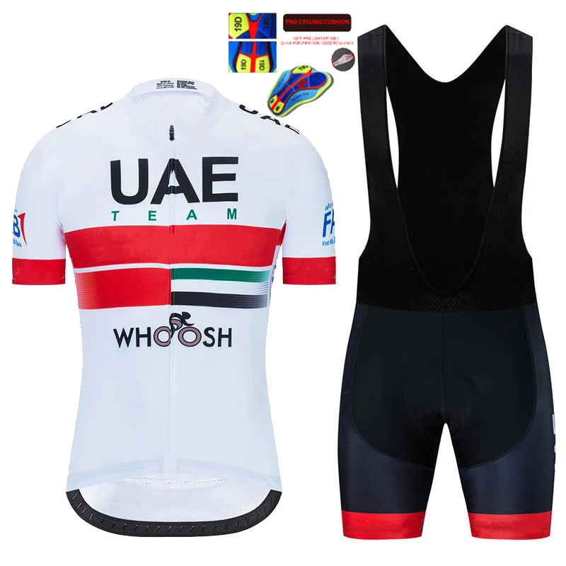 

Cycling Sets UAE 2022 Men Summer Short Sleeve Cycling Jersey Set Road Bicycle Uniform MTB Bicycle Breathable Cycling Clothing
