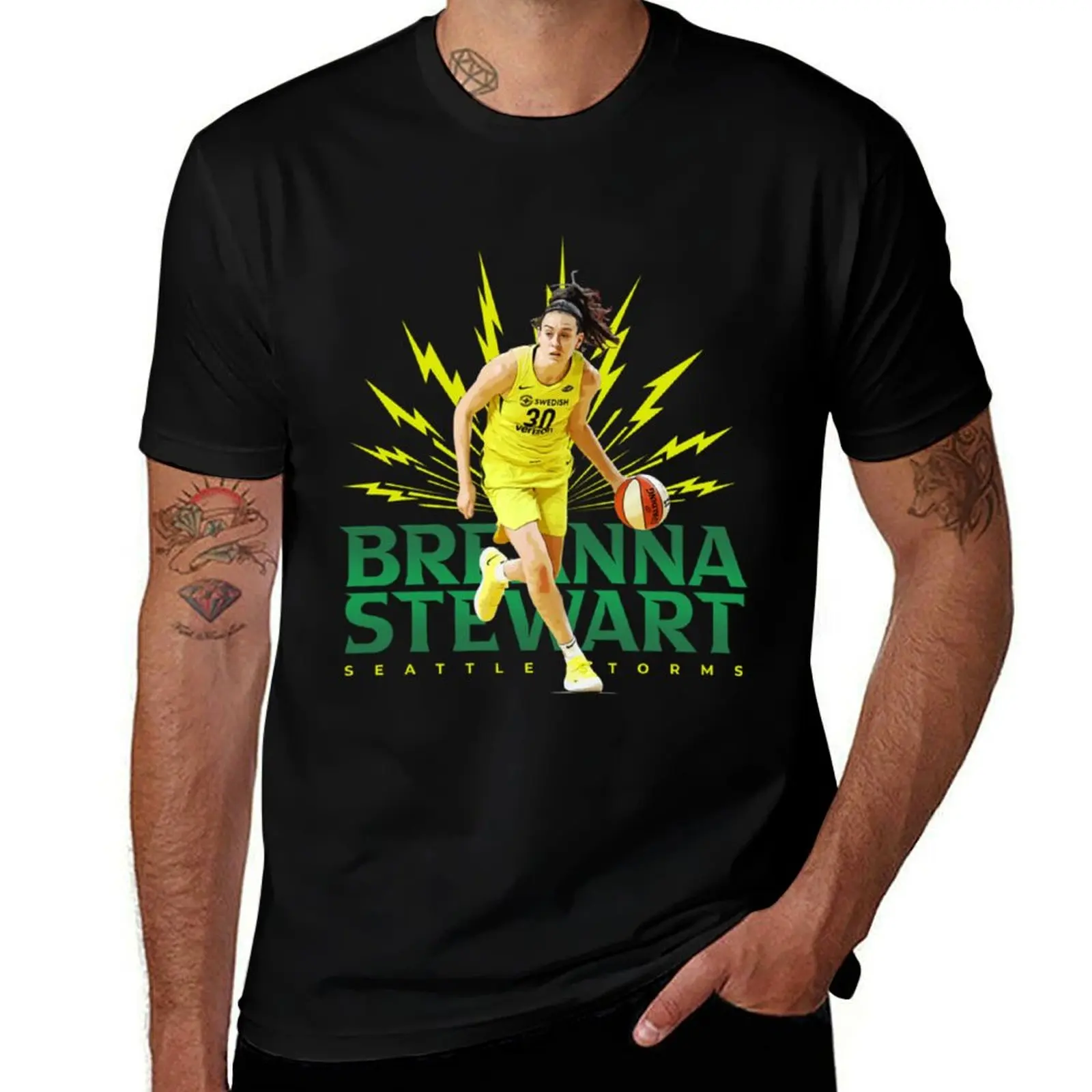 Футболка Breanna Stewart мужская футболка с рисунком мужские белые футболки