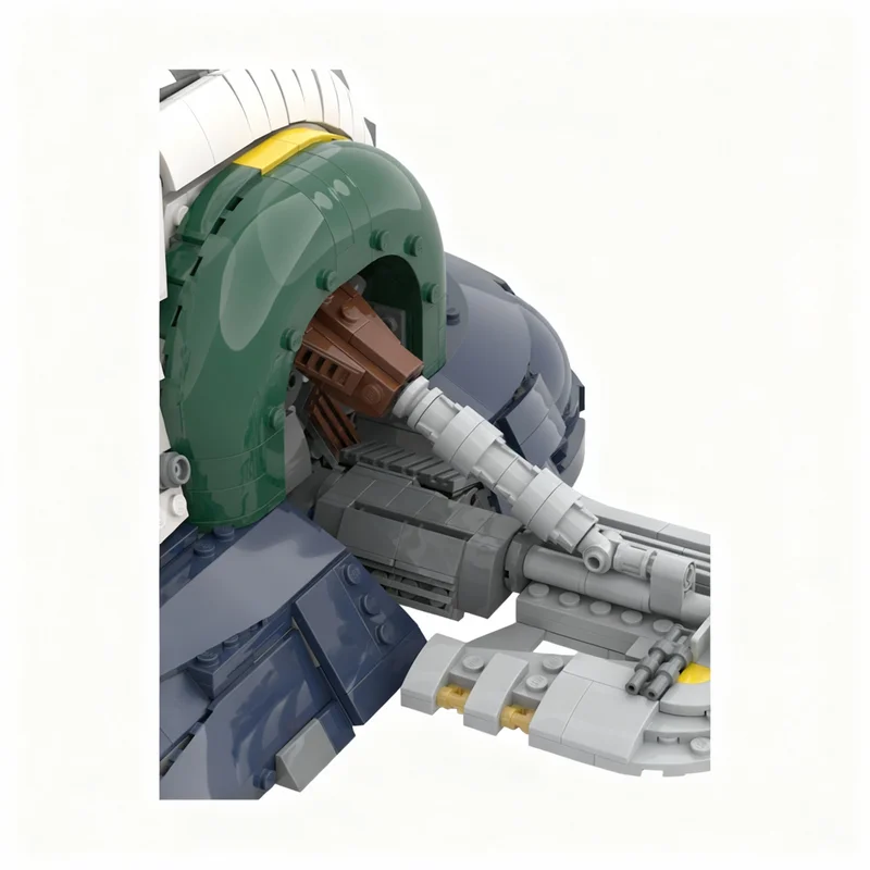 3035 деталей MOC: Корабль охотника за головами Джанго Фетта, серия Star Battle, модель-конструктор, архитектурные блоки, подарки на день рождения (art.: 3920dc7be5eb2) - 3920dc7be5eb2