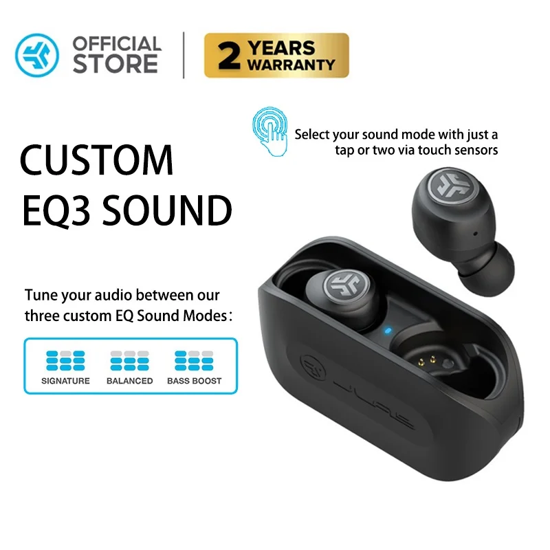 

Bluetooth Earphone True Wireless earbuds 5.0 Noise | With volume control | Three mode switch,Stereo,Balanced,Bass Boost
