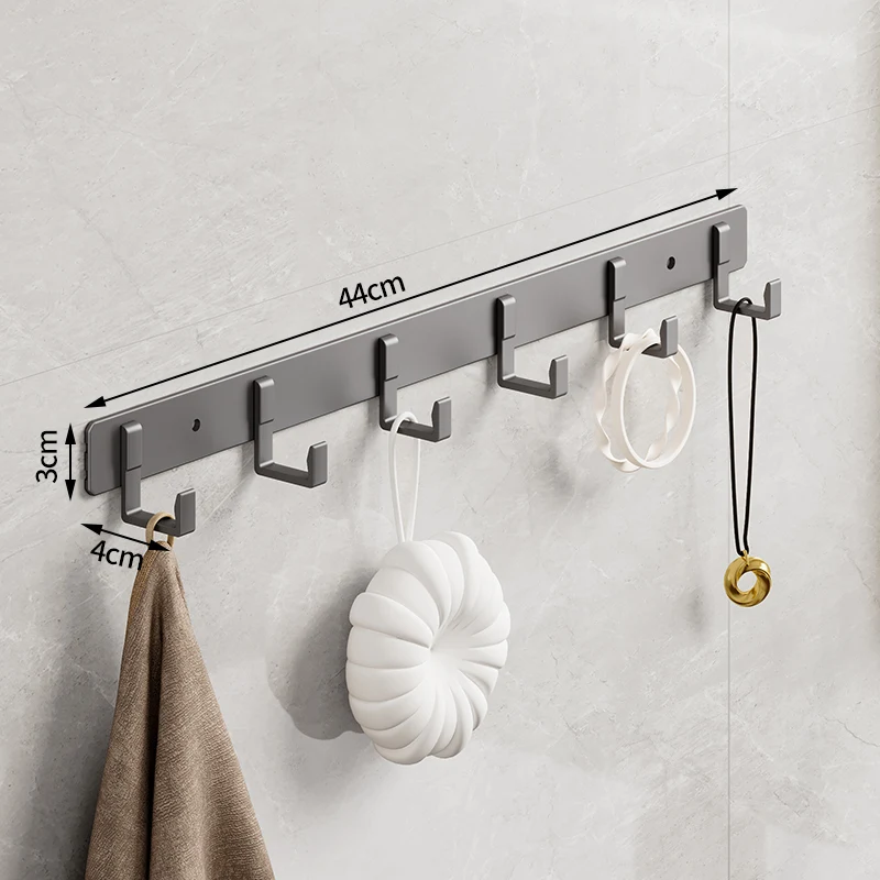 

Крючок для халата ONROSY алюминиевый серый