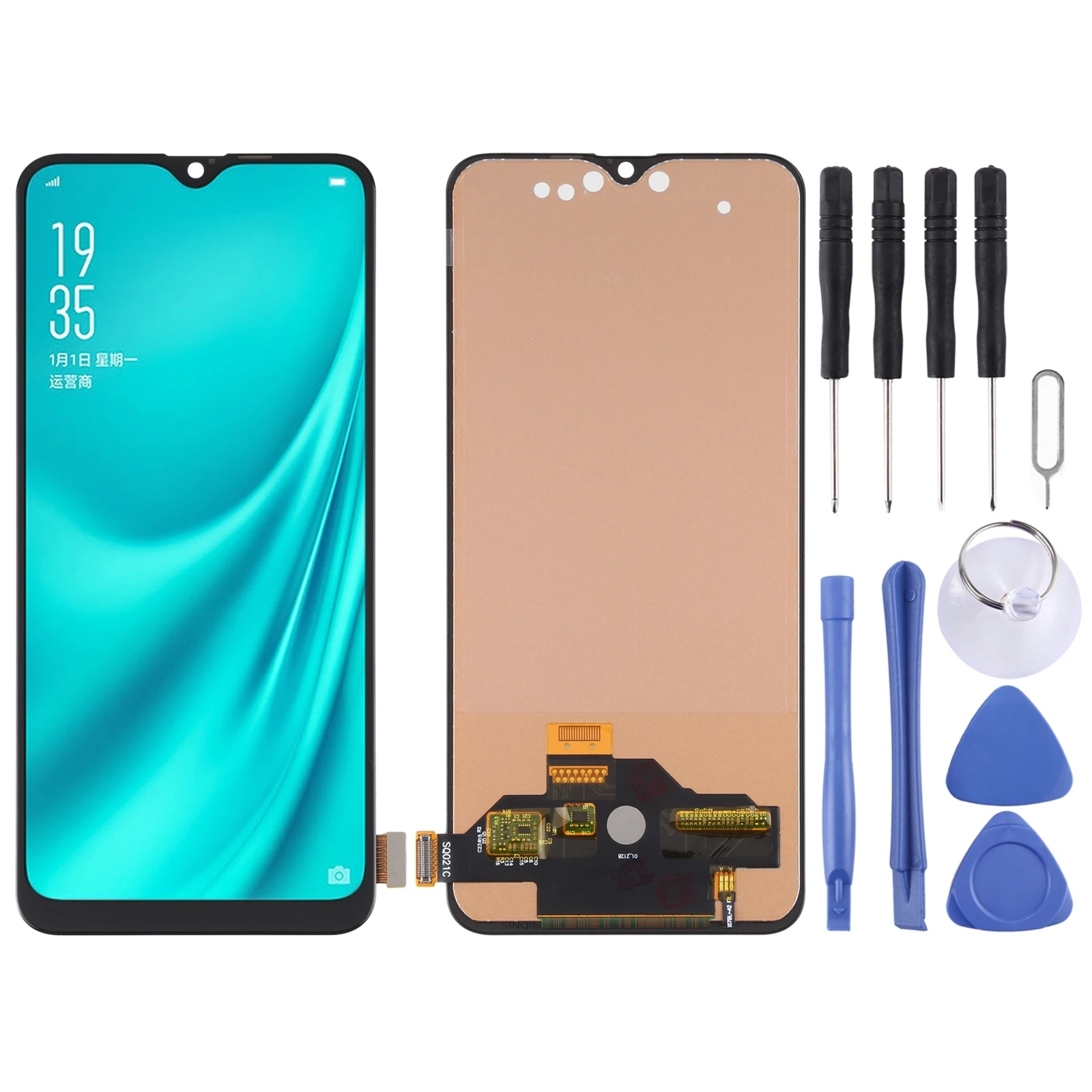 

TFT Material LCD Screen and Digitizer Full Assembly for OPPO R15X / K1/ RX17 Neo PBCM10