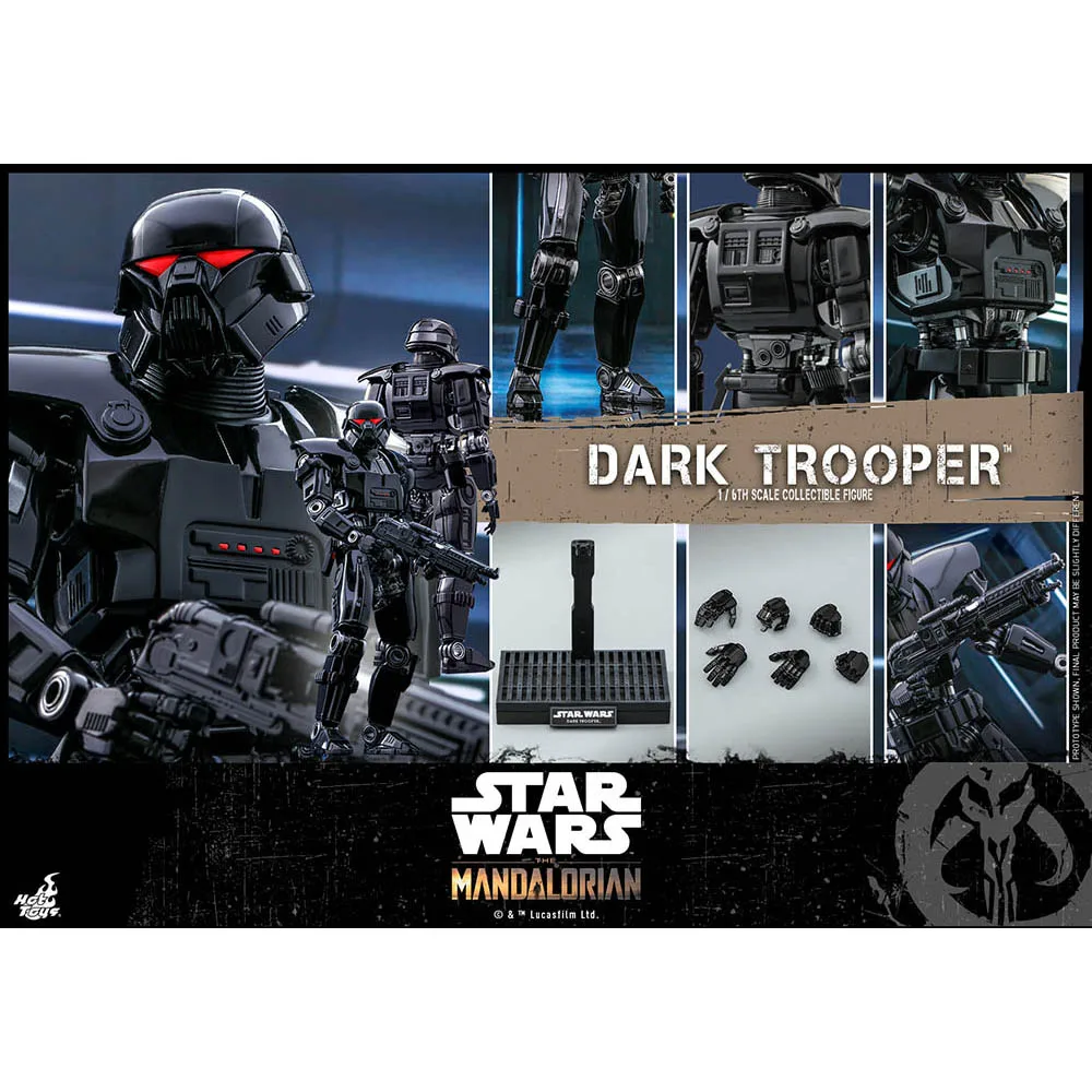 

In Stock Original Hot Toys 1/6 TMS032 Dark Trooper Star Wars Mandalorian Action Figure Anime Model Toys