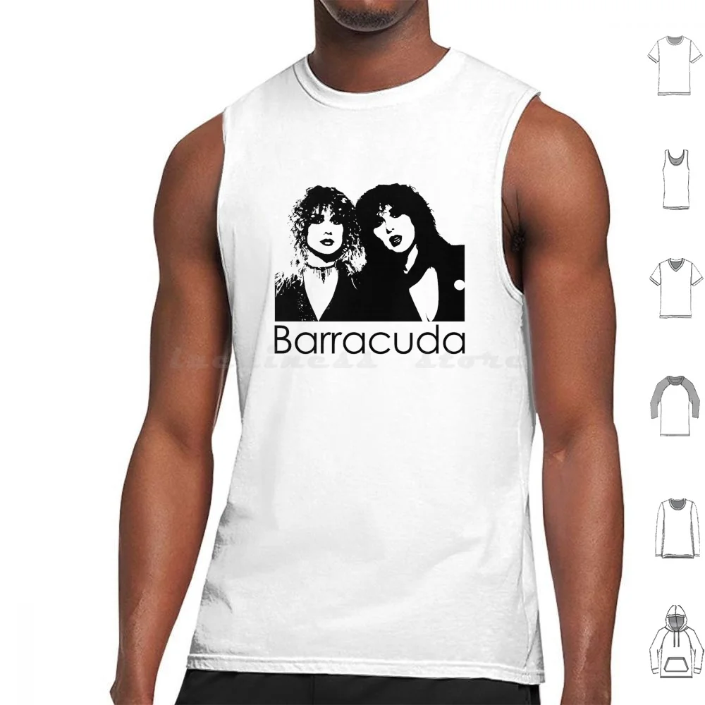 

Retro Barracuda Tank Tops Print Cotton Barracuda Retro Vintage 70S Seventies Classic Band Guitar America American