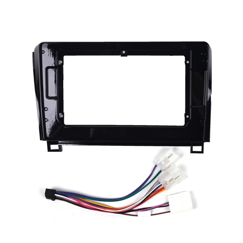 

Car Radio Plastic Fascia Panel Frame for TOYOTA Sequoia Tundra 2008-2018 9inch big screen car panel Dash Mount Kit with cable