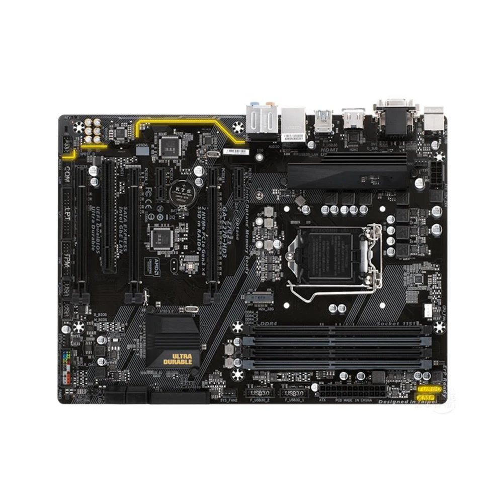 Материнская плата для ПК с поддержкой DDR4 Giga-byte Z270-HD3 desktop 1151