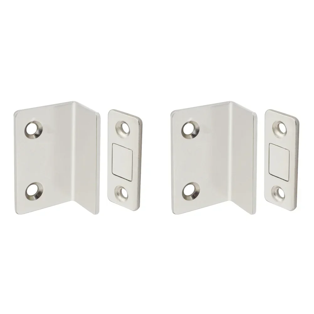 

L-образный сильный магнитный дверной доводчик, защелки для шкафа, магнитная защелка для шкафов, дверной стопор, ультратонкие застежки, мебельная фурнитура