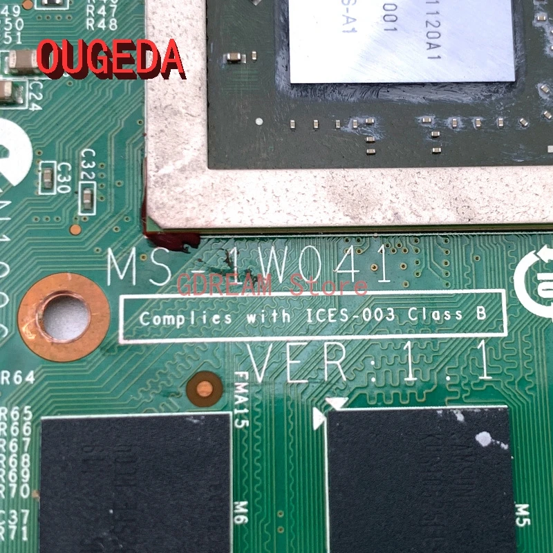 OUGEDA MS-1W041 ДЛЯ MSI GT70 GT60 GT660 GX680 GT683DX GX780 GT780 GT780DX GTX 560M/1535MB GDDR5 Видео VGA N12E-GS-A1