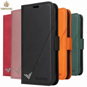 luxury leather flip case for iphone 13 12 mini 11 pro xr xs max 6 6s 7 8 plus se 2020 holder card wallet stand cover phone coque free global shipping