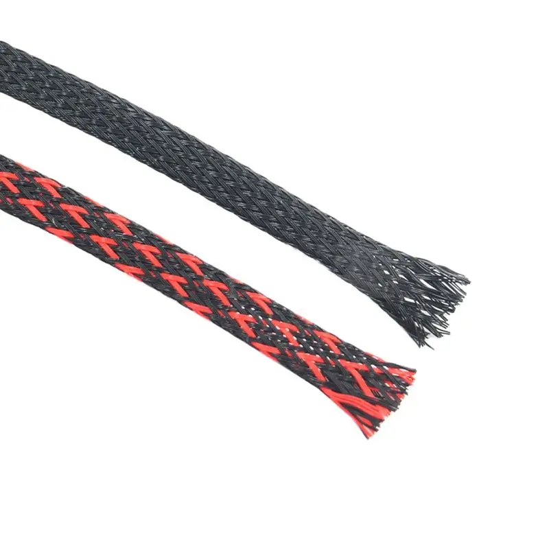 

5meter PET Telescopic Braided Hose Snakeskin Net Tube 6mm Motor Cable Shrinking Sleeve Protection Sheath for RC FPV Drone Parts