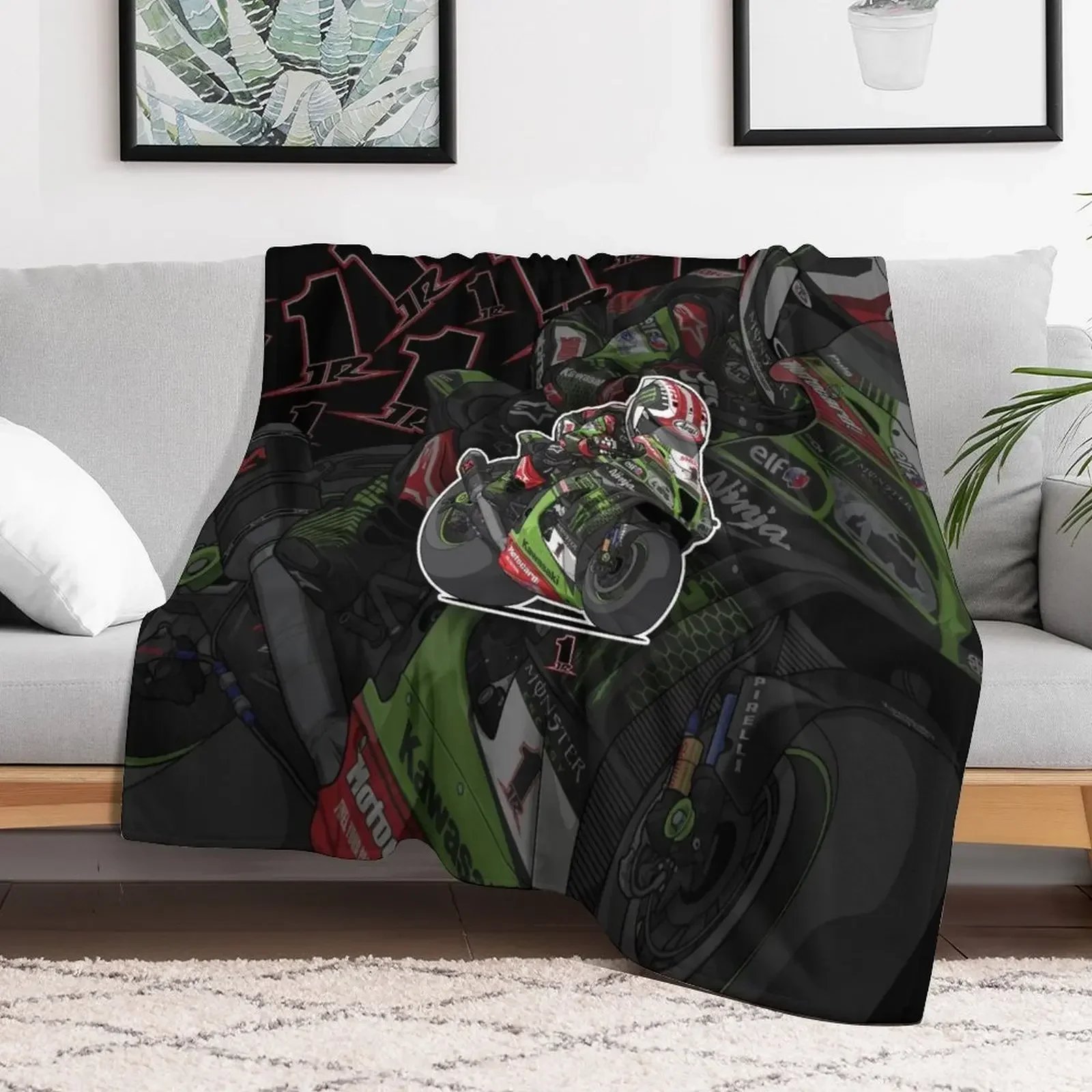 Чемпион мира WSBK 2020-пледы Джонатана реа движущиеся тяжелые мягкие большие тонкие