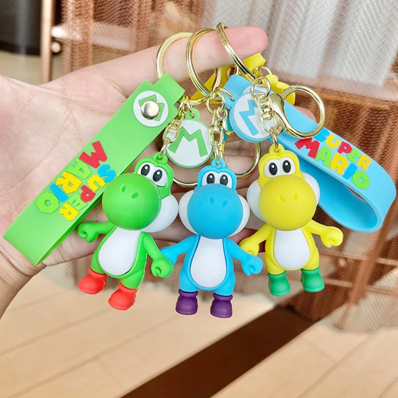 

Аниме Фигура Йоши Kawaii, пять цветов, большой нос, искусственная сумка, брелок, украшение, аксессуары, детские игрушки, подарки на день рождени...