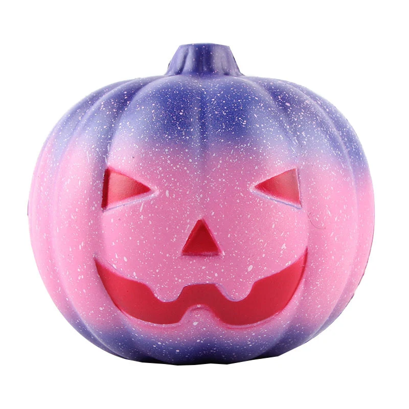 

Jumbo Halloween Galaxy Pumpkin Squishy Slow Rising Squeeze Toys PU Scented Soft Stress Relief Press Plaything 11*11*10 CM