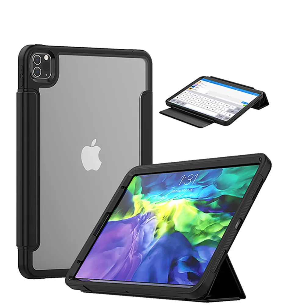 

Сверхмощный Чехол для iPad Pro 11, чехол 2020, ТПУ, жесткий смарт-чехол с держателем для карандашей, A2228, A2068, A2230, A2231
