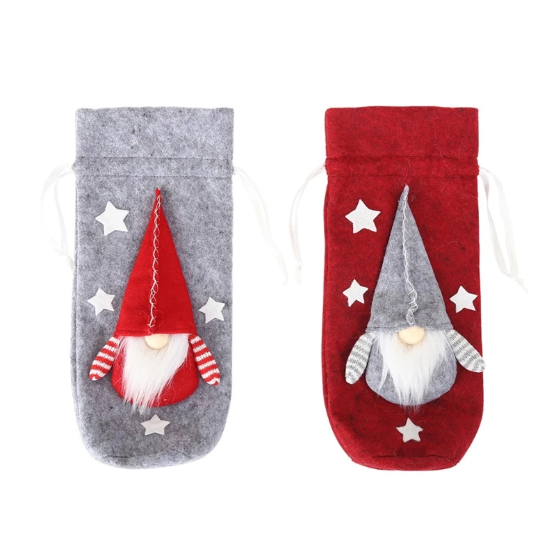 

Рождественское украшение в виде гнома, рождественские плюшевые бутылки Tomte в виде Санты, свитер для украшения праздничной вечеринки