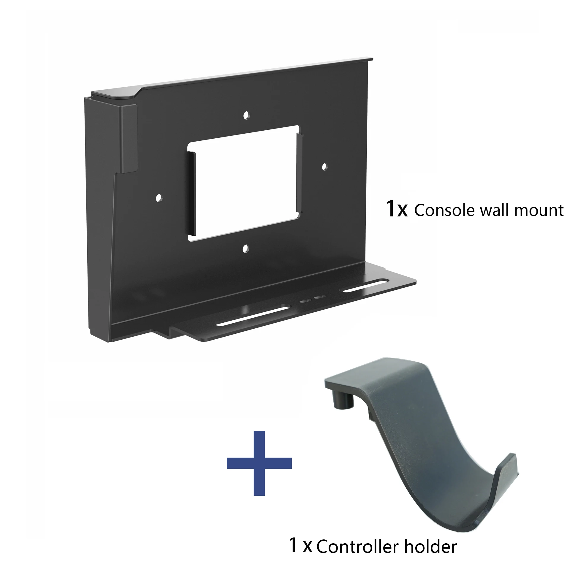 Monzlteck New Wall Mount for  PS5( Disc and Digital),All Metal Vertical Hanging on Wall Space Saver Easy to Install