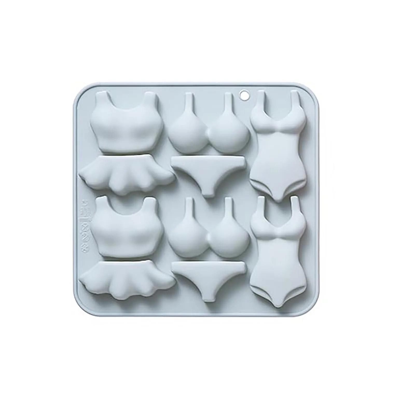 Силиконовая форма для торта в форме Купальника Бикини с 10 полостями шоколада