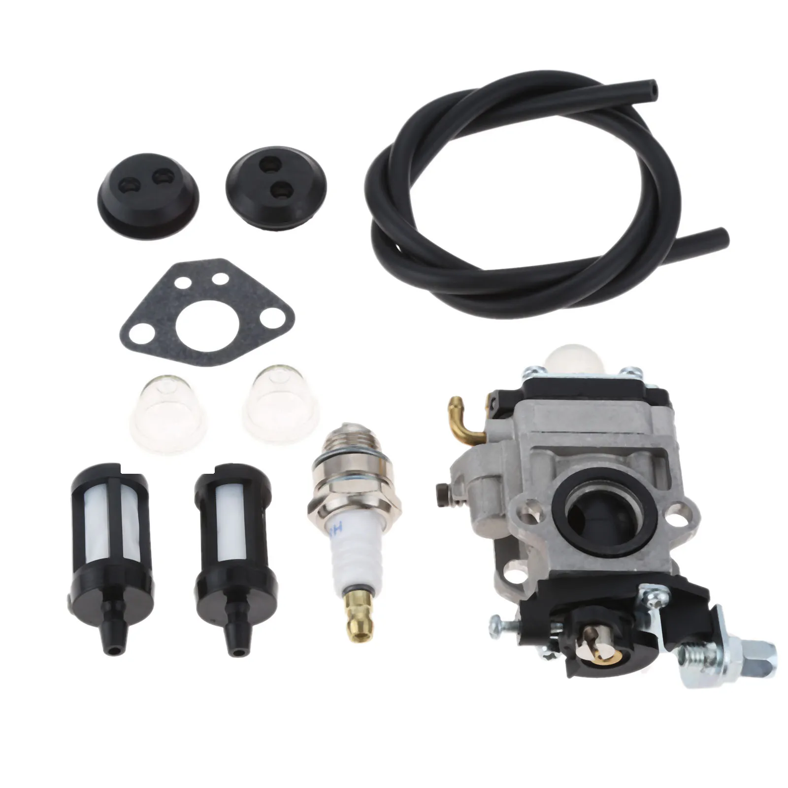 

300486 Carburetor With Ethanol-resistance Fuel Filter Line Repower Tune-Up Kit For Earthquake E43 E43CE E43WC Auger Drill
