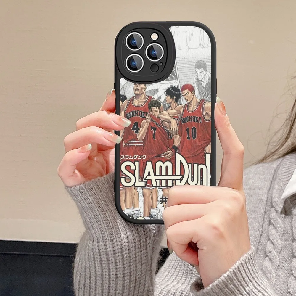 Фото S-Slam D-Dunk Anime Phone Case Hard Leather For IPhone 16 15 14 13 12 Mini 11 14 Pro Max Xs X Xr 7 8 Plus Fundas №2