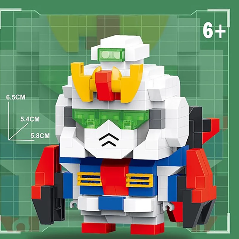 Крутая мини-меха серии строительные блоки ручной работы натуральная