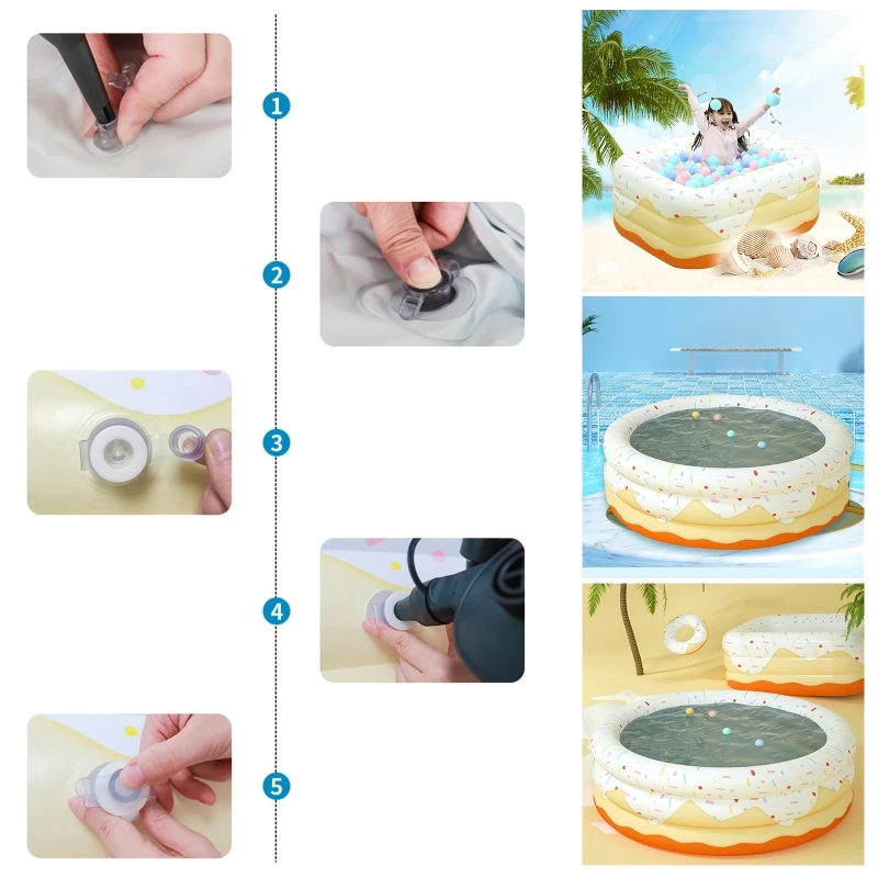 

Inflatable Swimming Pool For Kid Water Toy Party Indoor Outdoor Paddling