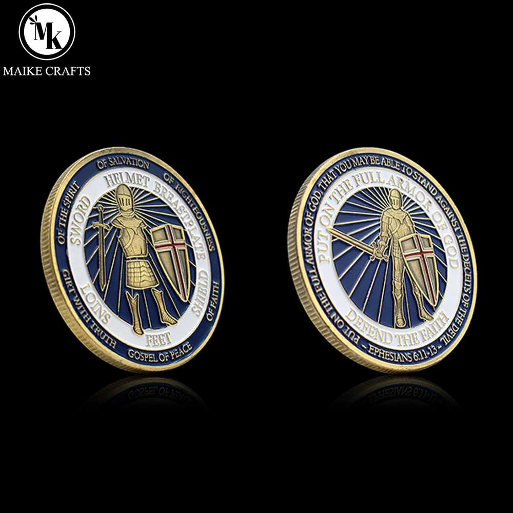 Памятная монета рыцаря-тамплиеры металлическая медаль солдаты Христа значок