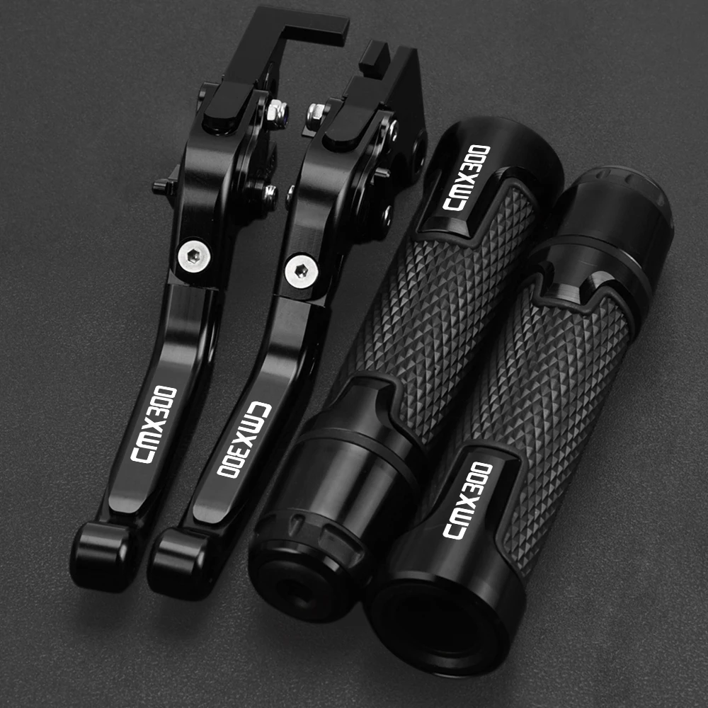 

Motorcycle CNC Aluminum Accessories Adjustable Brake Clutch Lever Handle Hand Grips Ends FOR HONDA CMX300 CMX 300 2017 2018 2019