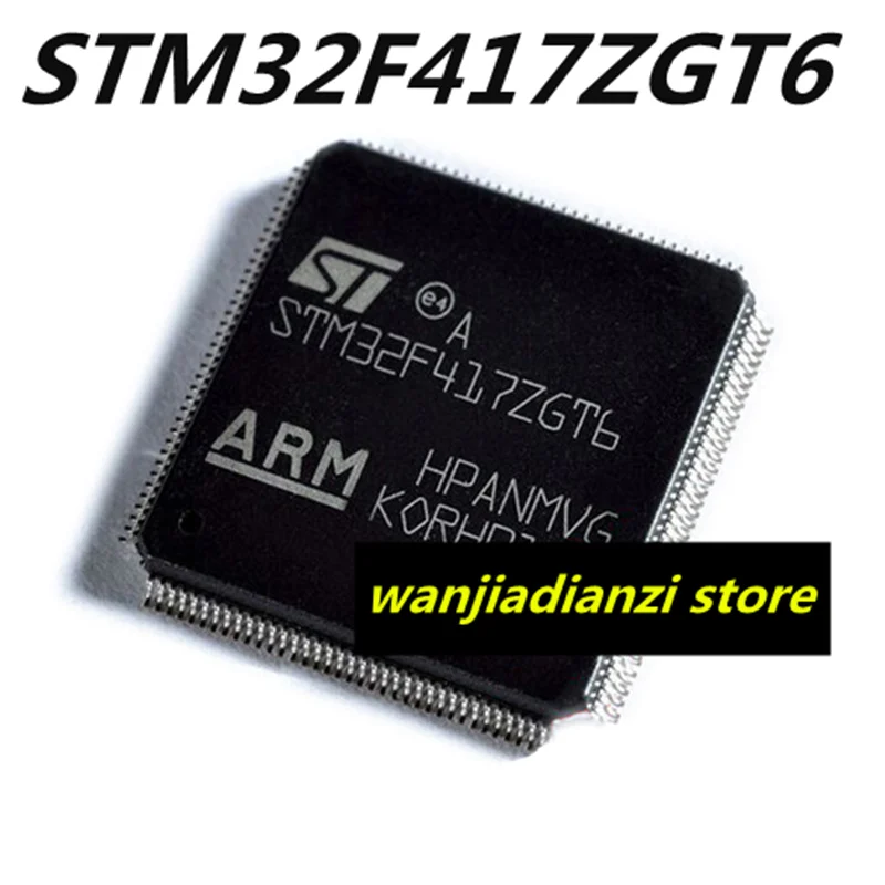 

100% New Original STM32F417ZGT6 LQFP144 32-bit MCU ARM microcontroller chip micro controller in stock 417ZGT6 ZGT6 LQFP-144