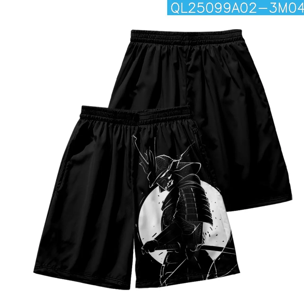 Традиционное японское кимоно пляжные шорты летняя уличная одежда с мультяшным