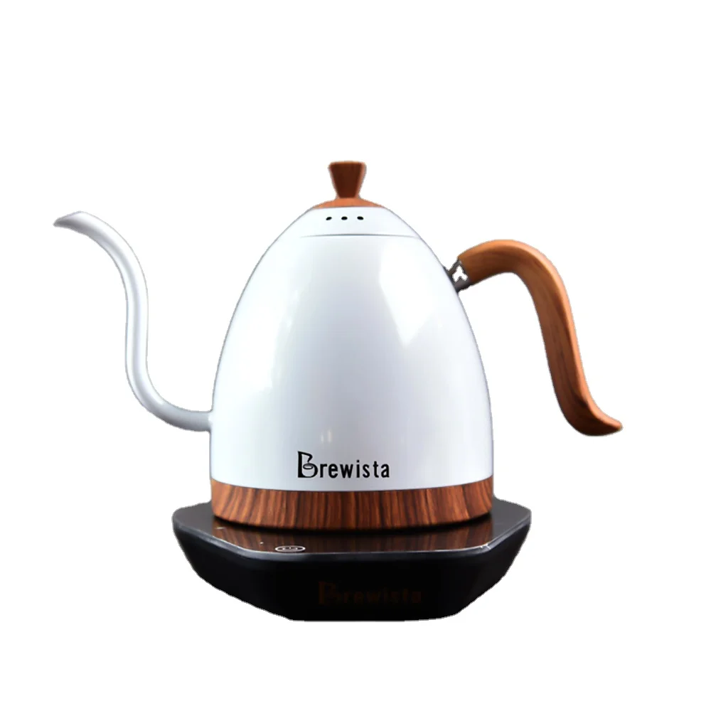 

Brewista Artisan 600ml Food grade 304 stainless steel 1000w power Gooseneck electric with temperature control coffee kettle