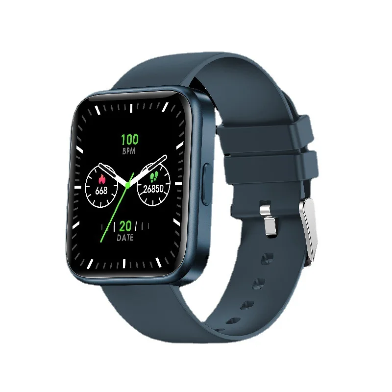 

2022 New Square Screen Bluetooth Smart Phone Watch Pedometer Heart Rate Blood Oxygen Sleep Monitoring Sports Bracelet Watch