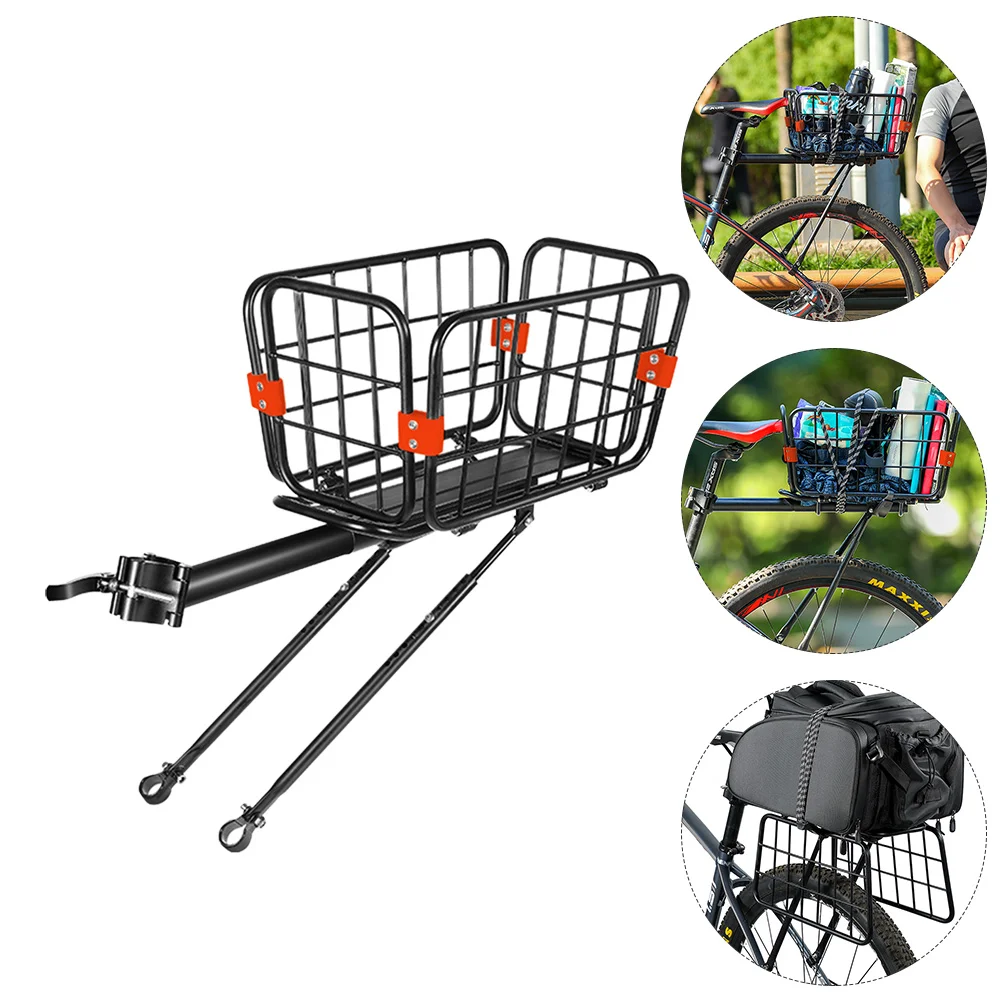 

1 Pc Durable Strong Wearable Cargo Rack Basket Item Holder for Bike Electric Bike