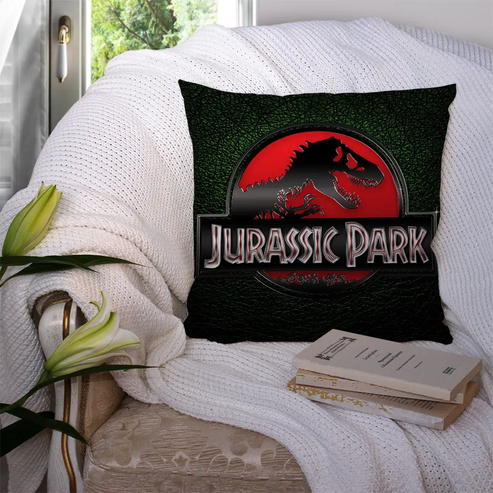 

Custom Jurassic Park Square Pillowcase Polyester Linen Velvet Printed Zip Decor Pillow Case Car 22119-09