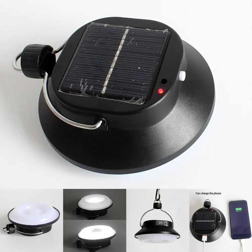 

Tent Light Practical Solar USB Charging LED Camping Lantern High Brightness Large Scale Camping Lamp
