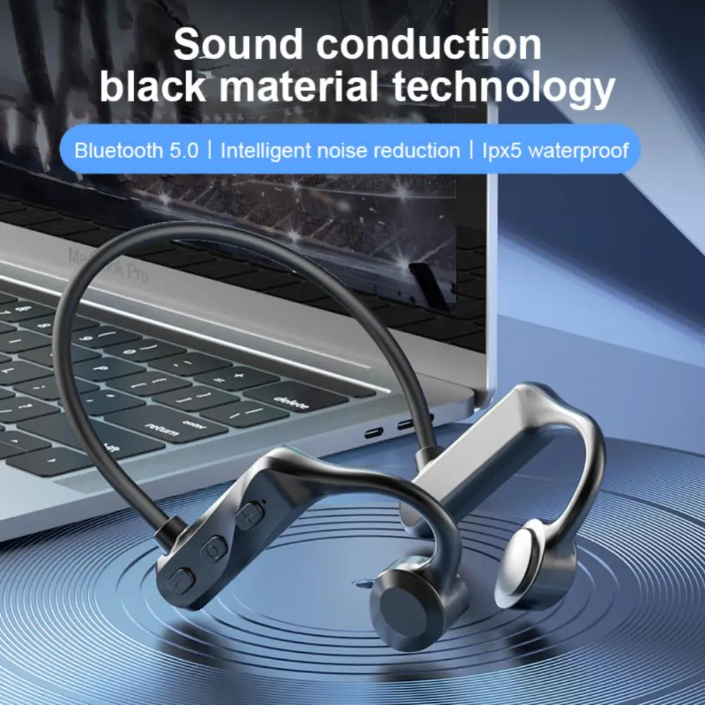 

Hifi Ear-hook With Microphone Bluetooth-compatible Headset Wireless Headphones Stereo Stereo Music Wireless Headset Tws Earbuds