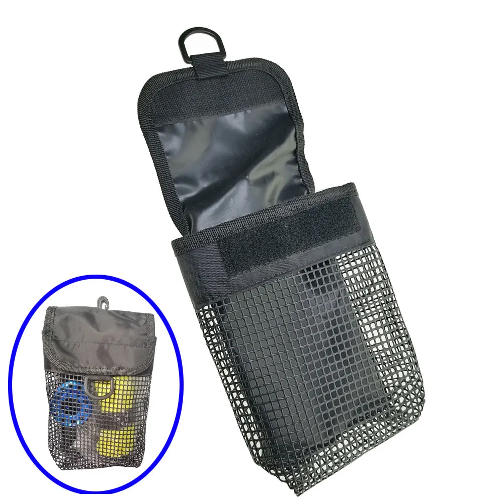 SMB Reel Surface Marker Buoy Holder Carry Mesh Bag Pocket